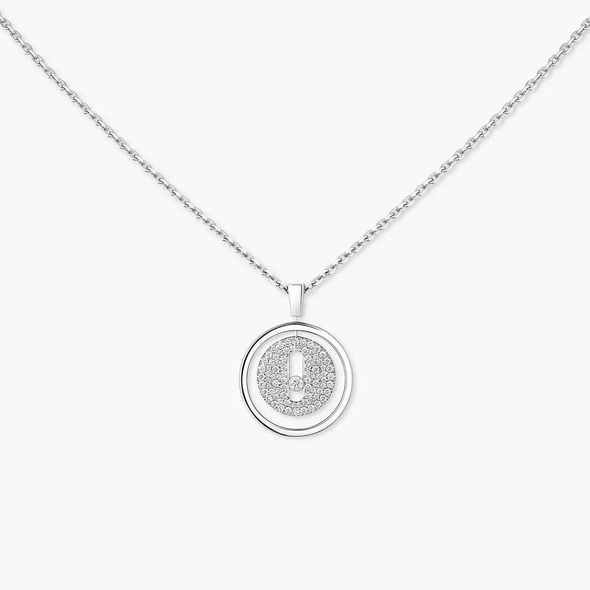 [Garvey]LUCKY MOVE FULL PAVÉ DIAMOND NECKLACE