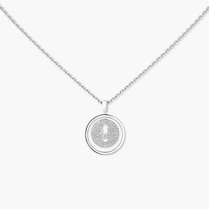 [Garvey]LUCKY MOVE FULL PAVÉ DIAMOND NECKLACE