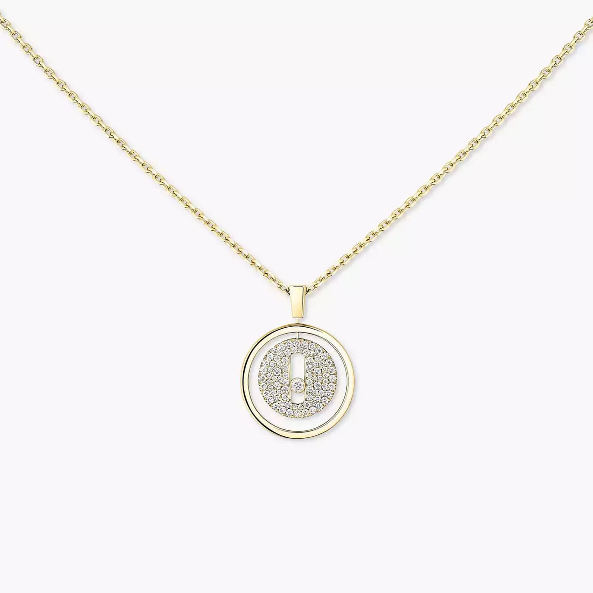 [Garvey]LUCKY MOVE FULL PAVÉ DIAMOND NECKLACE