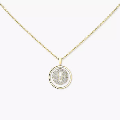 [Garvey]LUCKY MOVE FULL PAVÉ DIAMOND NECKLACE