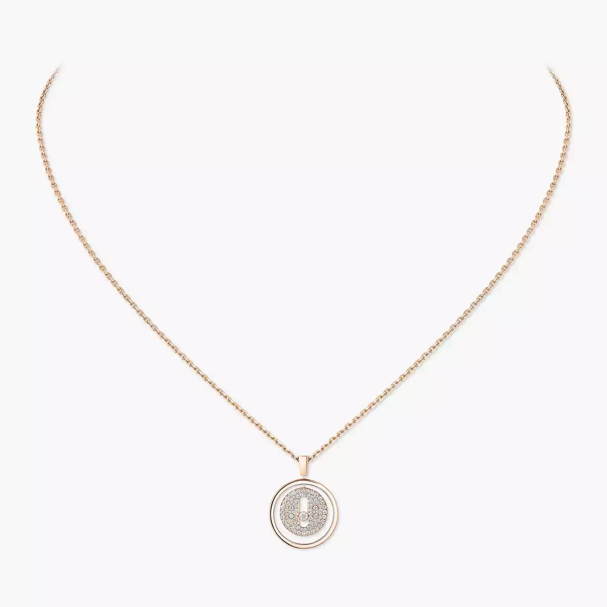 [Garvey]LUCKY MOVE FULL PAVÉ DIAMOND NECKLACE