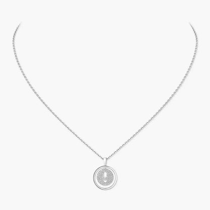 [Garvey]LUCKY MOVE FULL PAVÉ DIAMOND NECKLACE