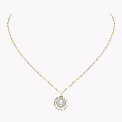 [Garvey]LUCKY MOVE FULL PAVÉ DIAMOND NECKLACE
