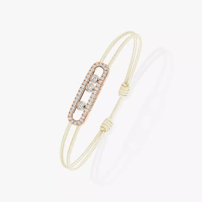 [Garvey]CARE(S) PAVÉ CORD BRACELET