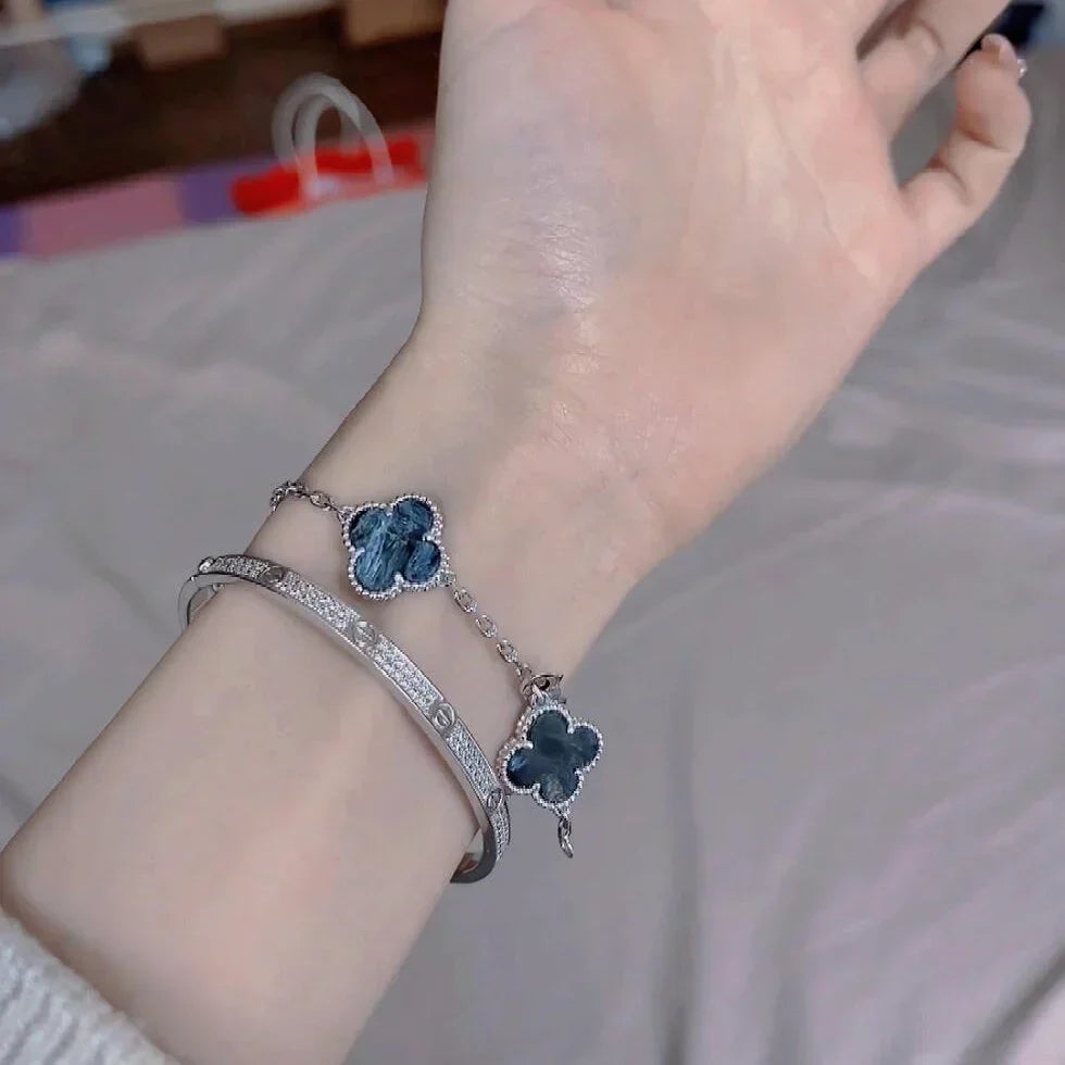 [Garvey ]CLOVER 5 MOTIF PIETERSITE BRACELET COLLECTION