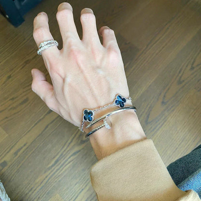 [Garvey ]CLOVER 5 MOTIF PIETERSITE BRACELET COLLECTION