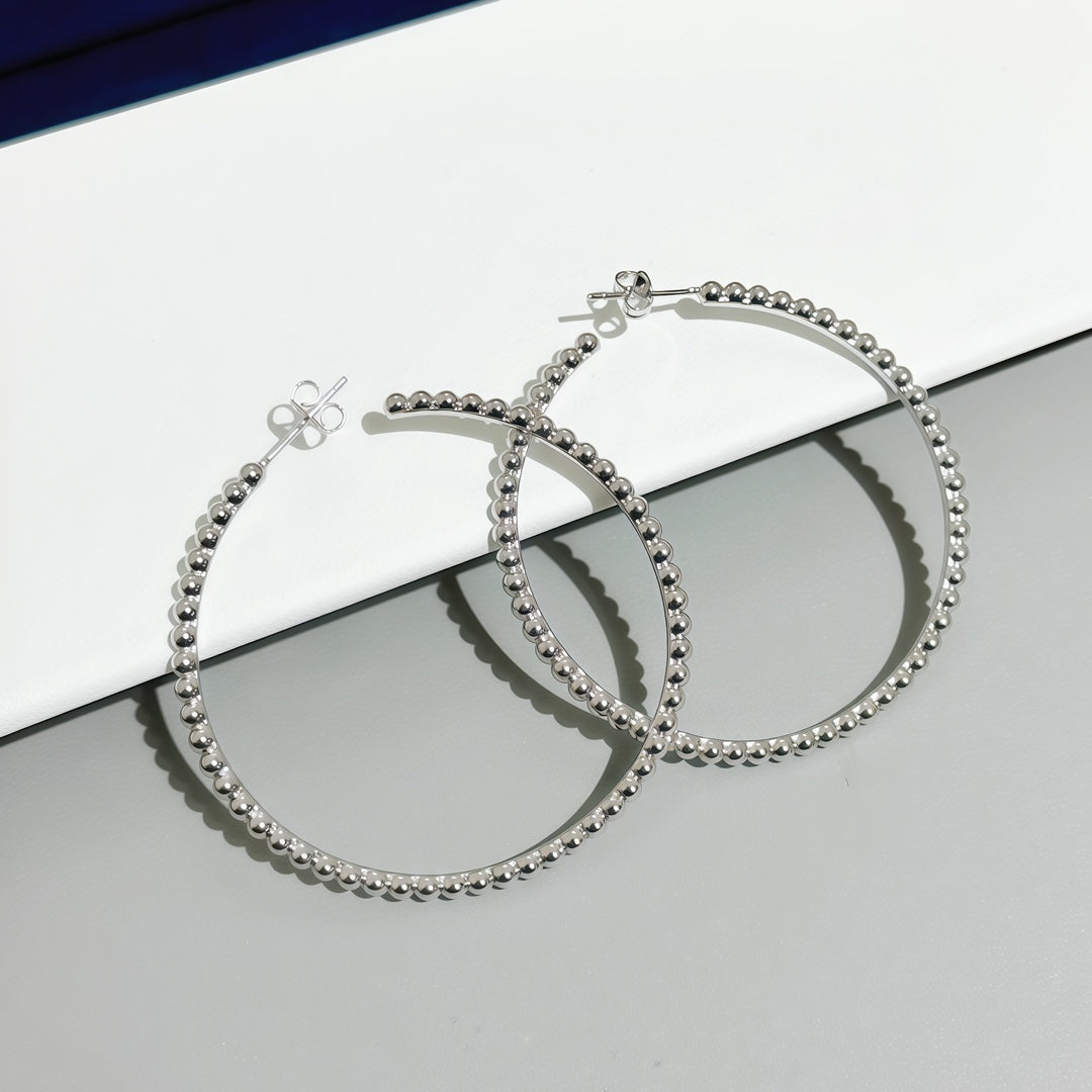 [Garvey] SMOOTH BEAD STUD EARRINGS
