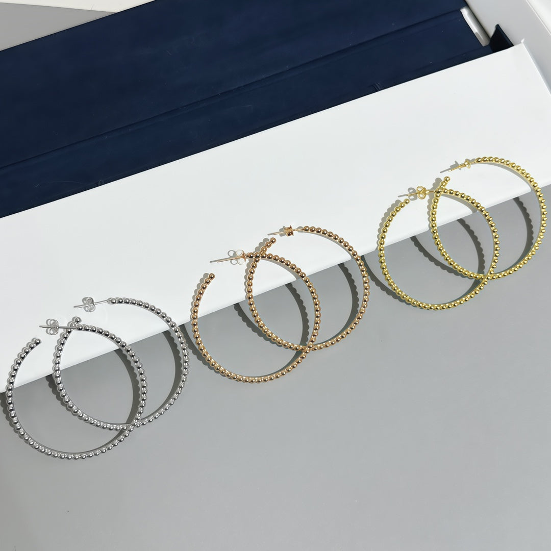 [Garvey] SMOOTH BEAD STUD EARRINGS