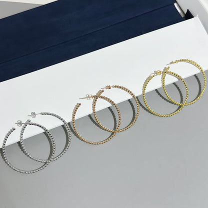 [Garvey] SMOOTH BEAD STUD EARRINGS