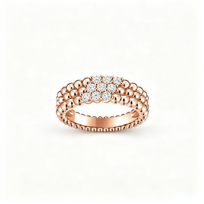 [Garvey] THREE-ROW DIAMOND RING