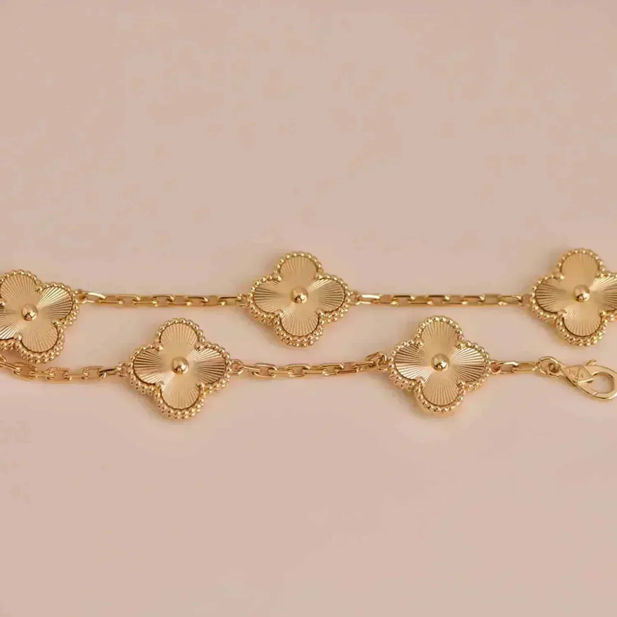 [Garvey ] CLOVER 5 MOTIF LASER BRACELET COLLECTION
