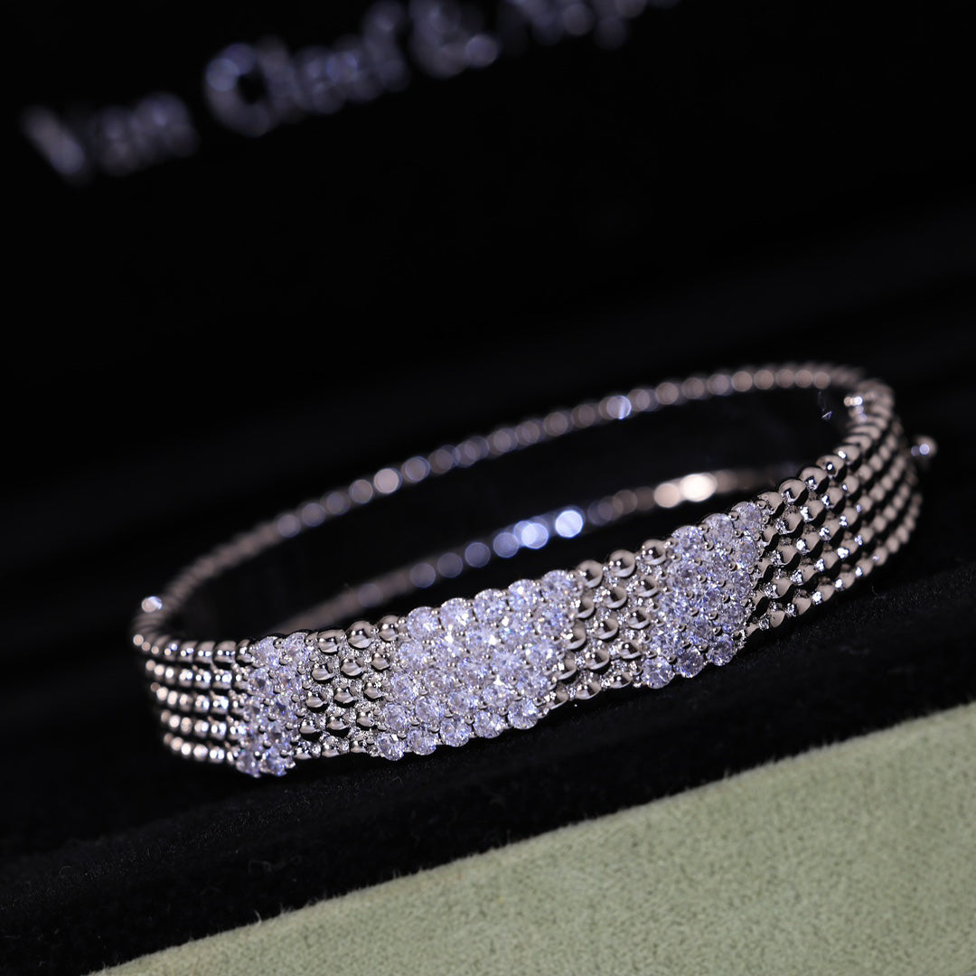 [Garvey]  FIVE-ROW DIAMOND BRACELET