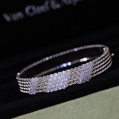 [Garvey]  FIVE-ROW DIAMOND BRACELET