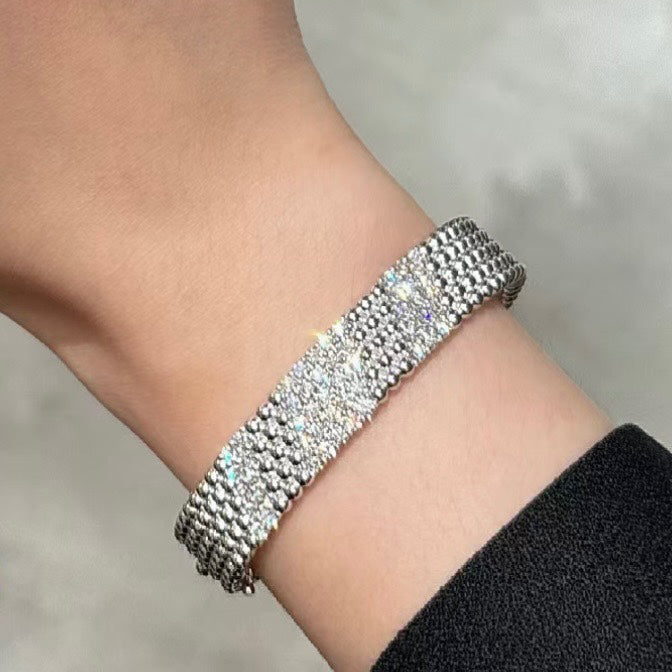 [Garvey]  FIVE-ROW DIAMOND BRACELET