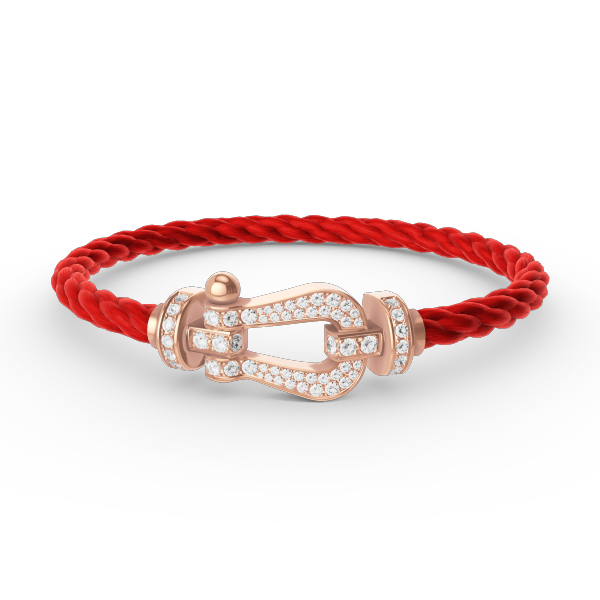 [Garvey ]FORCE LARGE HORSESHOE FULL DIAMOND BRACELET ROSE GOLD