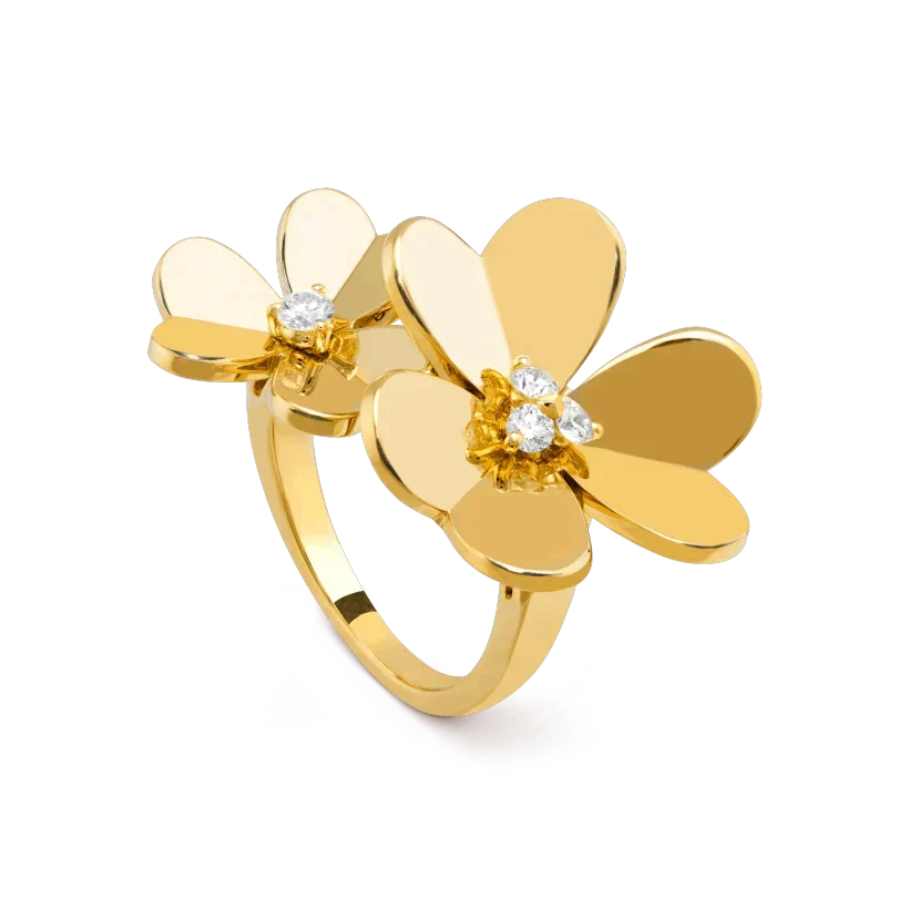 [Garvey ]CLOVER COMOS GOLD DIAMOND RING