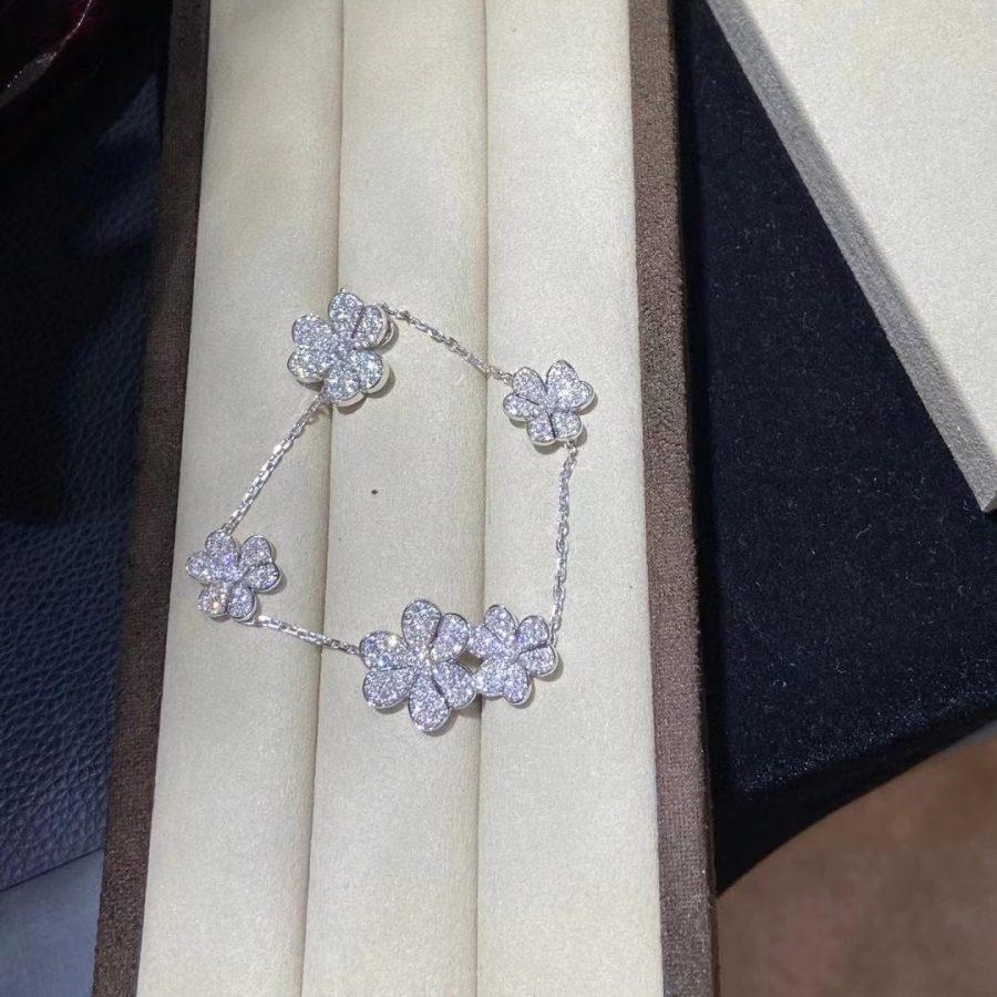 [Garvey ]FRIVOLE SILVER 5 FLOWERS BRACELET