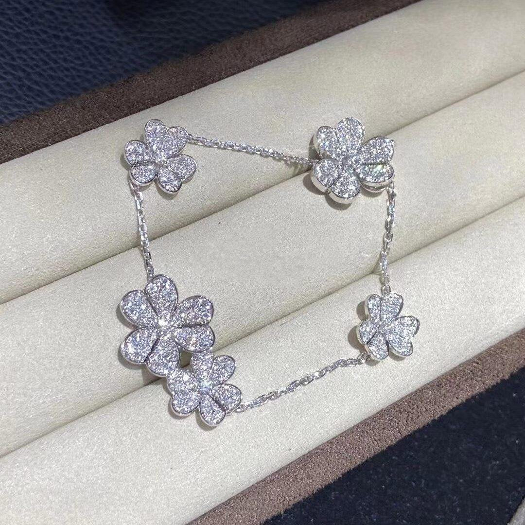 [Garvey ]FRIVOLE SILVER 5 FLOWERS BRACELET