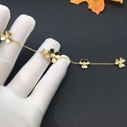 [Garvey ]FRIVOLE GOLD 5 FLOWERS BRACELET