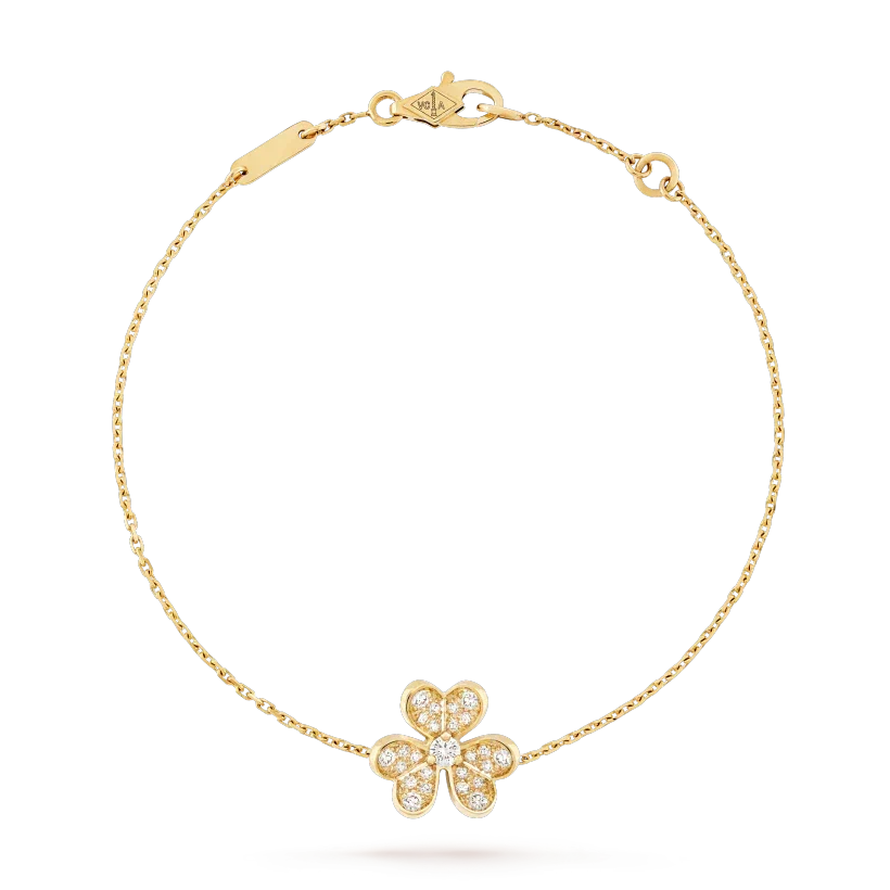 [Garvey ]FRIVOLE GOLD FLOWER DIAMOND BRACELET