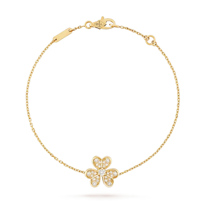 [Garvey ]FRIVOLE GOLD FLOWER DIAMOND BRACELET