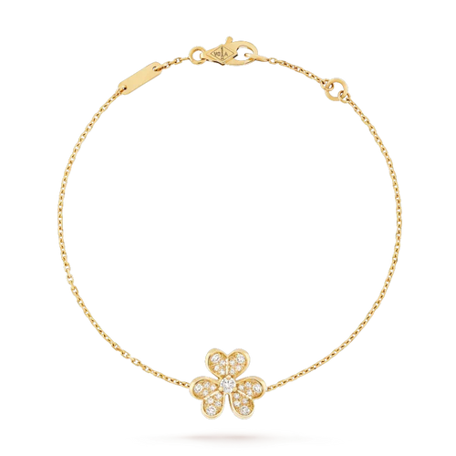 [Garvey ]FRIVOLE GOLD FLOWER DIAMOND BRACELET