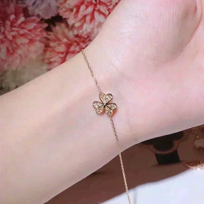 [Garvey ]FRIVOLE GOLD FLOWER DIAMOND BRACELET