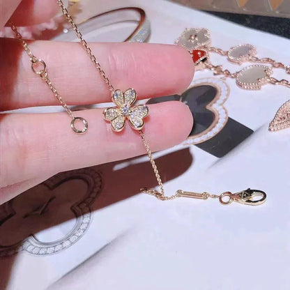 [Garvey ]FRIVOLE GOLD FLOWER DIAMOND BRACELET