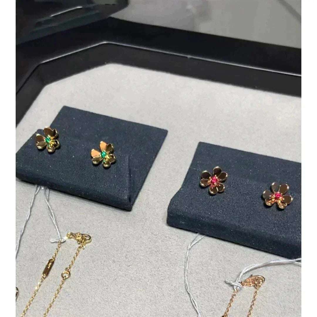 [Garvey ]FRIVOLE  FLOWER PINK EARRINGS