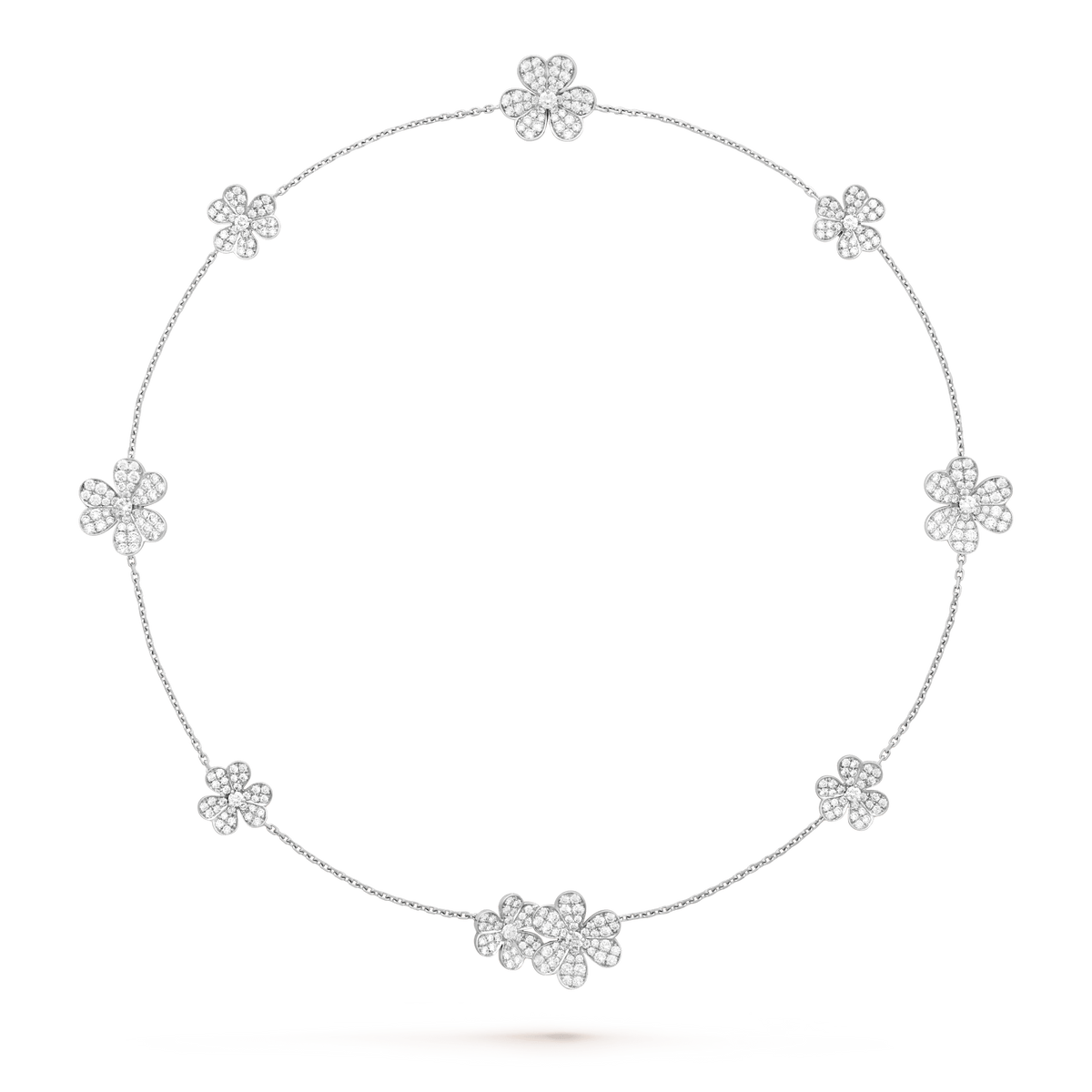 [Garvey ]FRIVOLE SILVER 9 FLOWERS NECKLACE