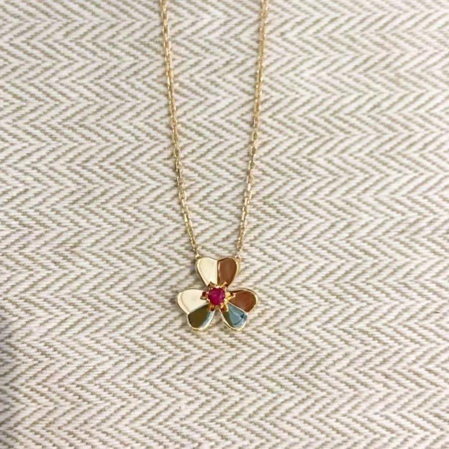 [Garvey ]FRIVOLE GOLD FLOWER NECKLACE