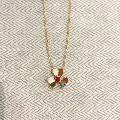 [Garvey ]FRIVOLE GOLD FLOWER NECKLACE