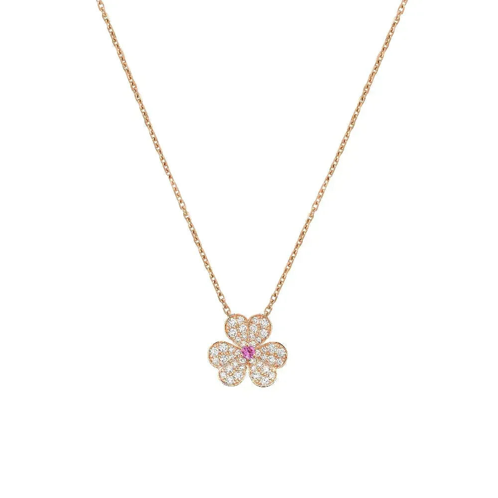 [Garvey]PAVÉ DIAMOND BUTTERFLY CHARM NECKLACE