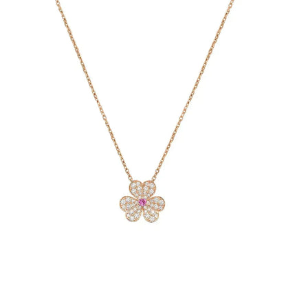 [Garvey]PAVÉ DIAMOND BUTTERFLY CHARM NECKLACE