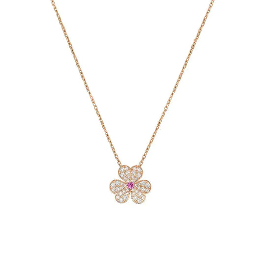 [Garvey]PAVÉ DIAMOND BUTTERFLY CHARM NECKLACE