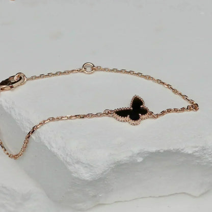 [Garvey ]BUTTERFLY ONYX  BUTTERFLY BRACELET