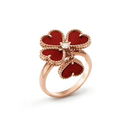 [Garvey ]SWEET CLOVER CARNELIAN RING