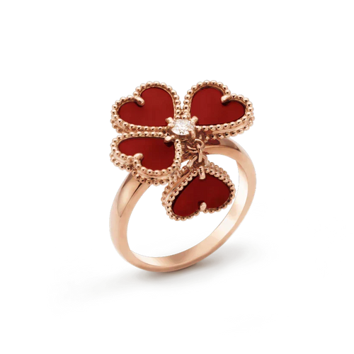 [Garvey ]SWEET CLOVER CARNELIAN RING