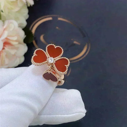[Garvey ]SWEET CLOVER CARNELIAN RING