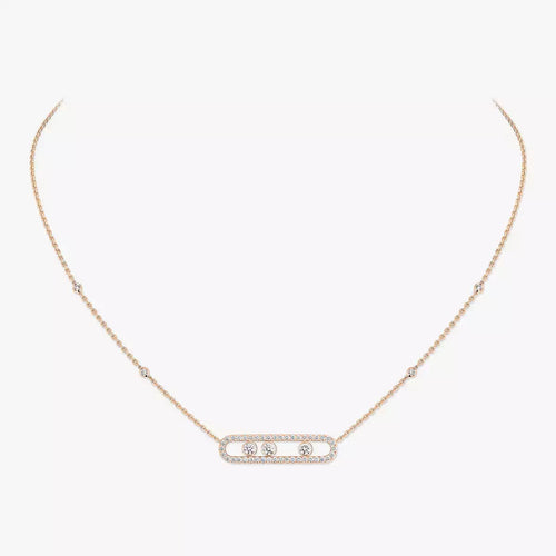 [Garvey]MOVE PAVÉ FULL DIAMOND NECKLACE