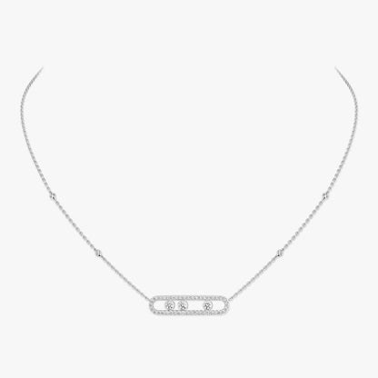 [Garvey]MOVE PAVÉ FULL DIAMOND NECKLACE