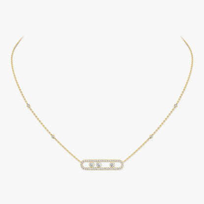 [Garvey]MOVE PAVÉ FULL DIAMOND NECKLACE