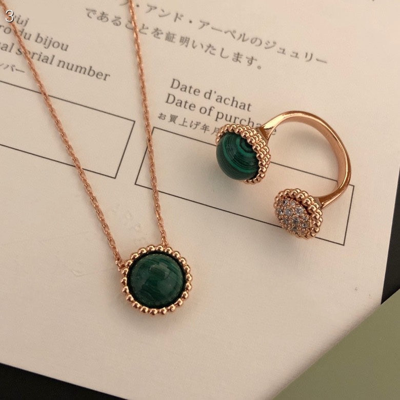 [Garvey ]PERLEE COULEURS DIAMOND ROSE GOLD BETWEEN THE FINGER RING