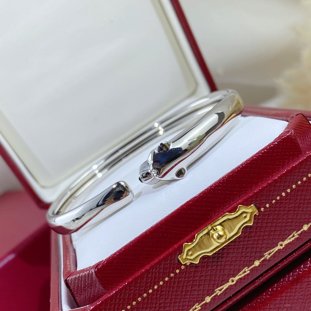 [Garvey ]PANTHERE SILVER OPEN BRACELET