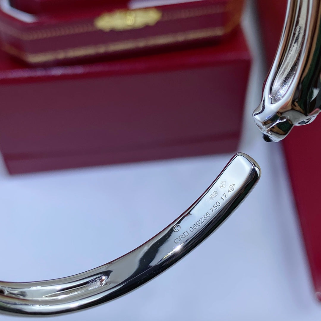 [Garvey ]PANTHERE SILVER OPEN BRACELET