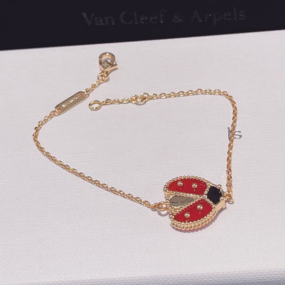 [Garvey ]LUCKY SPRING 1 MOTIF PINK GOLD BRACELET