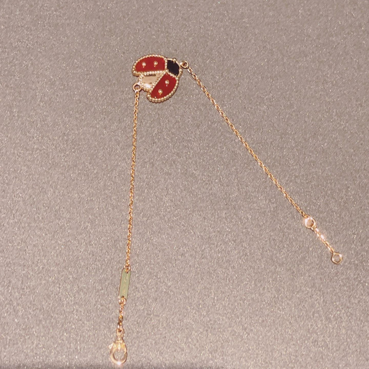 [Garvey ]LUCKY SPRING 1 MOTIF PINK GOLD BRACELET