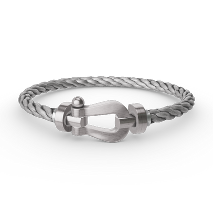 [Garvey ]FORCE LARGE HORSESHOE NO DIAMOND BRACELET SILVER