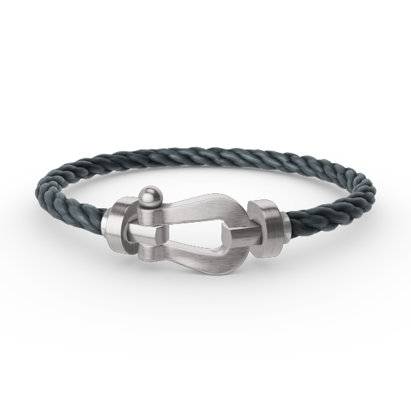 [Garvey ]FORCE LARGE HORSESHOE NO DIAMOND BRACELET SILVER