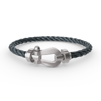 [Garvey ]FORCE LARGE HORSESHOE NO DIAMOND BRACELET SILVER